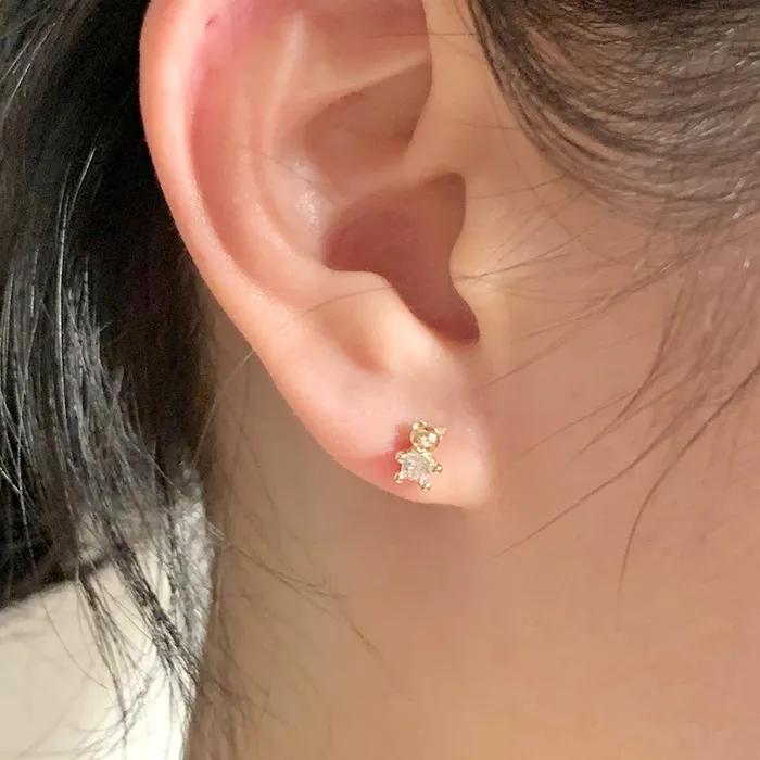14K Teddy Bear Piercing