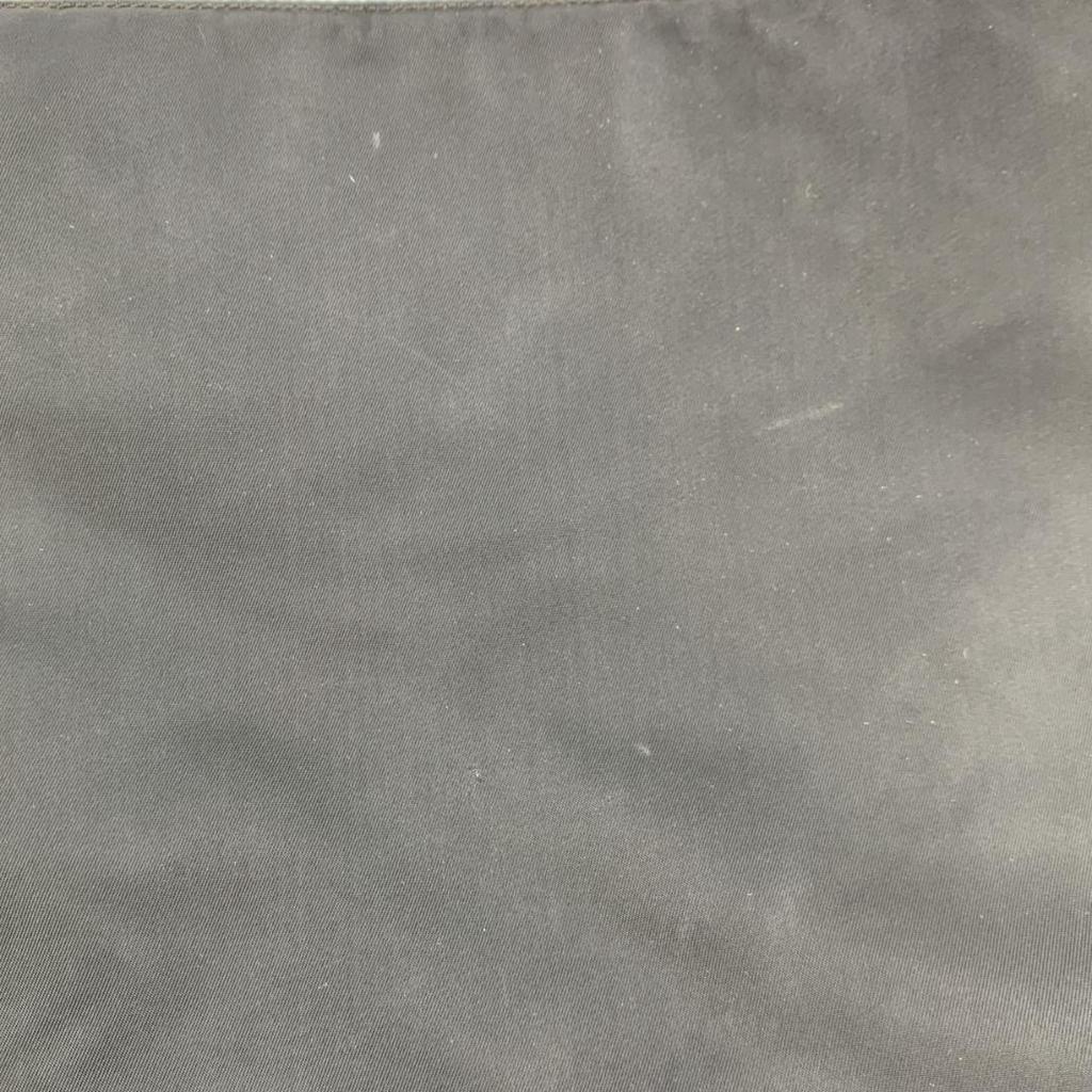 PRADA Tessuto Nylon Handbag Tote Bag Semi One Shoulder Arm Black Triangle Logo Plate Women's White Tag