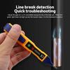 AC12-1000V Voltage Detector Test Pen Noncontact Inductive Induction Pen Fire Neutral Continuity Adjustable Sound and Light Alarm