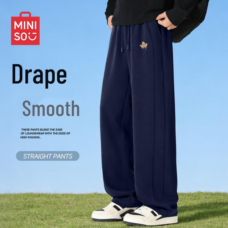 MINISO Men s Relaxed Straight-Leg Sweatpants M