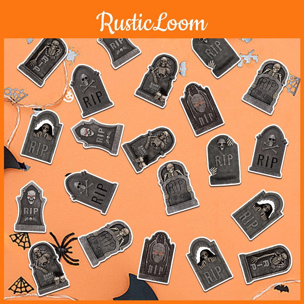 Tombstone Theme Skeleton Confetti Halloween Party Decoration Props Throwing