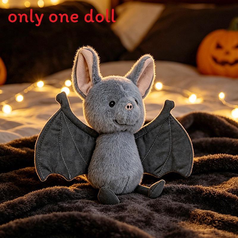 Halloween Ghost Bat Pumpkin Plush Toy With Pp Cotton For Store Decorations