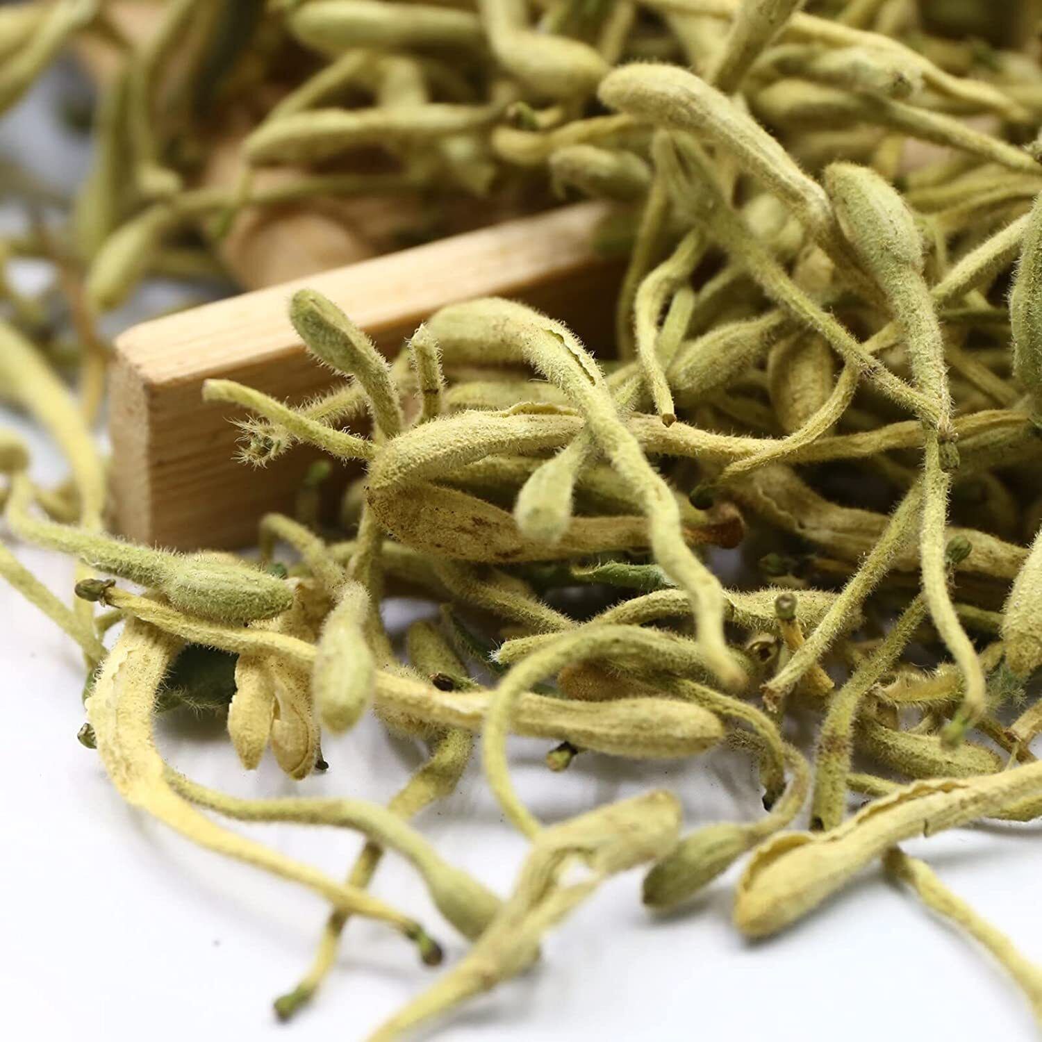 2023 FullChea Натуральный сушеный чай с жимолостью - Цзинь Инь Хуа — фото 4