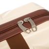 14"/19" 2-Piece ABS Spinner Suitcase Set with Combination Lock & 14" Cosmetic Bag (Beige)
