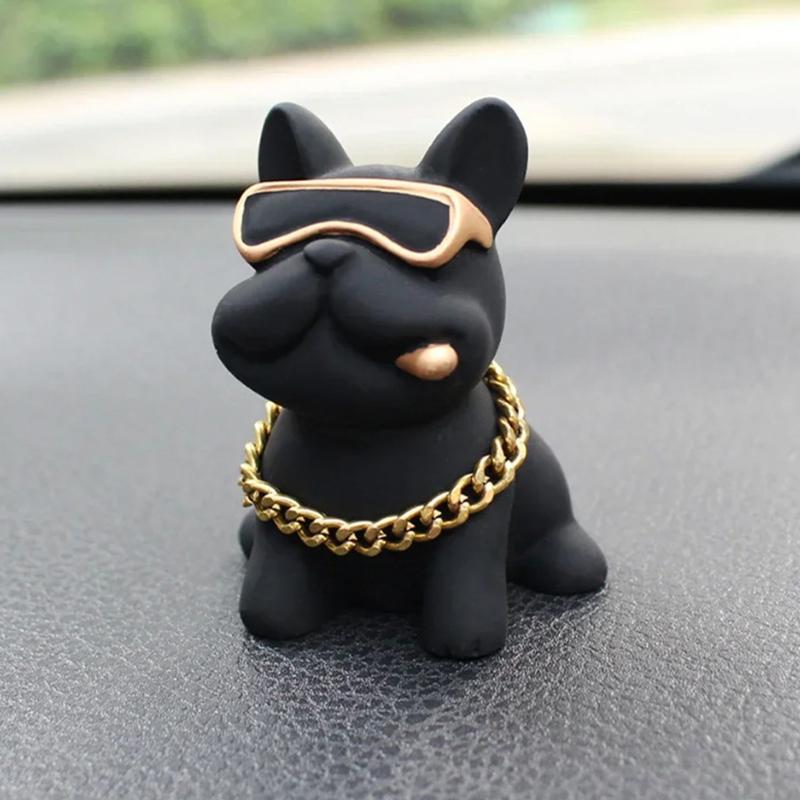 Buldočí ozdoby na auta odolné proti opotřebení Cítit se pohodlně Pryskyřičný materiál Dekorace palubní desky auta Příslušenství do auta Výzdoba interiéru