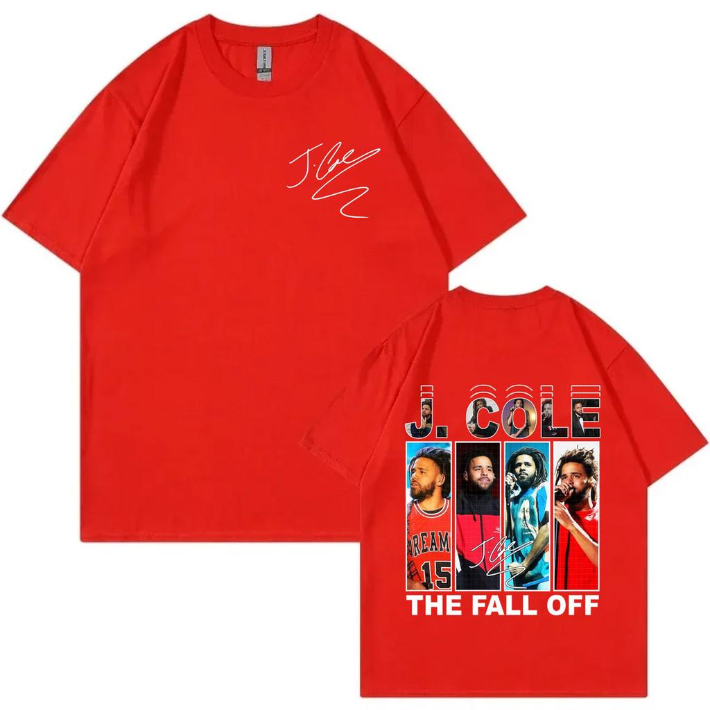 Rapper J Cole Graphic T Shirts The Fall Off Tour 2026 Merch Tshirt Men Women Clothing High Quality Fashion Short Sleeve T Shirt