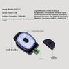 Super Bright LED Running Lights Rechargeable Clip-on Flashlight  Outdoor Hiking