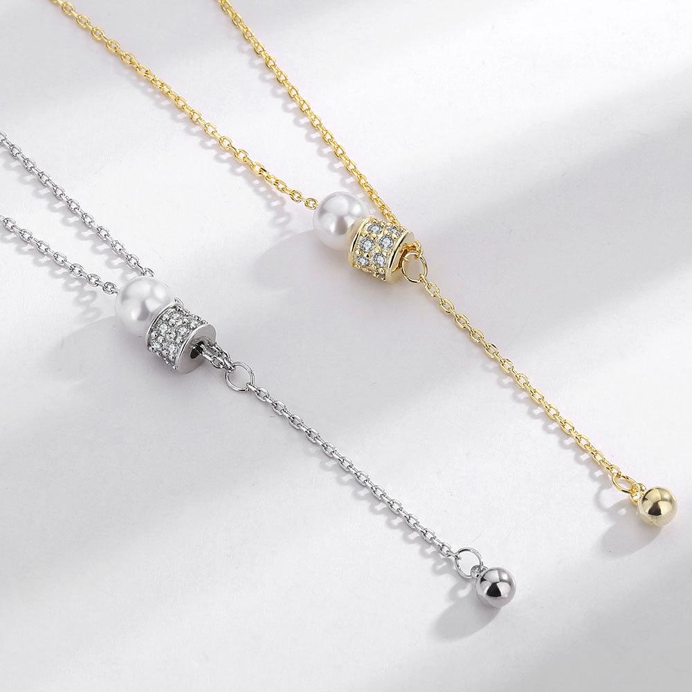 Lindon Damen-Halskette mit Anhänger, Kupferlegierung, Zirkon, für Damen, Hochzeit, Party, modisches Geschenk