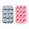 12-piece Set Of Festive Christmas Tree Shaped Baking Molds Perfect For Holiday Cakes And Chocolates