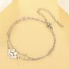 Cazador Edelstahl Benutzerdefinierter Name Tier Hund Katze Pfote Fußabdruck Charm Armbänder für Frauen Personalisierter Schmuck Geburtstagsgeschenke