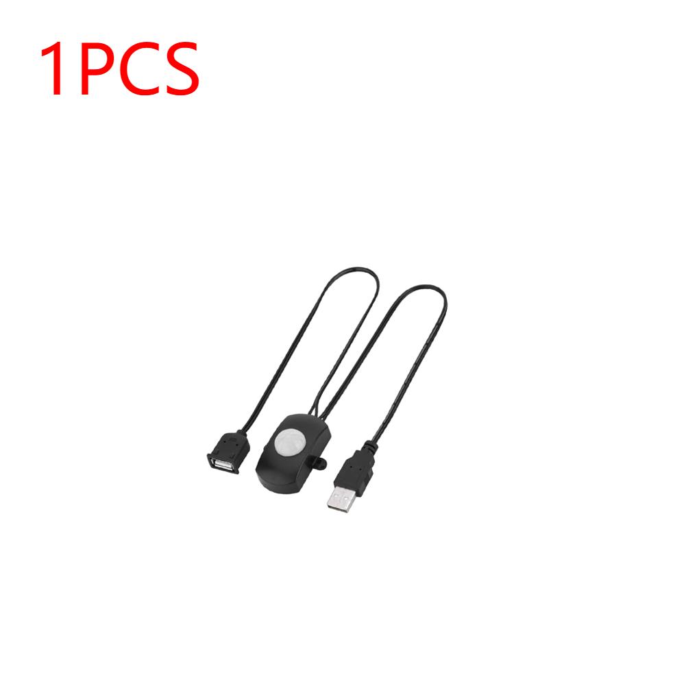 

1/2 шт USB PIR датчик движения переключатель 5A DC 5-24V светодиодный выключатель света USB интерфейс практичный экологически чистый для ванной комнаты подвала
