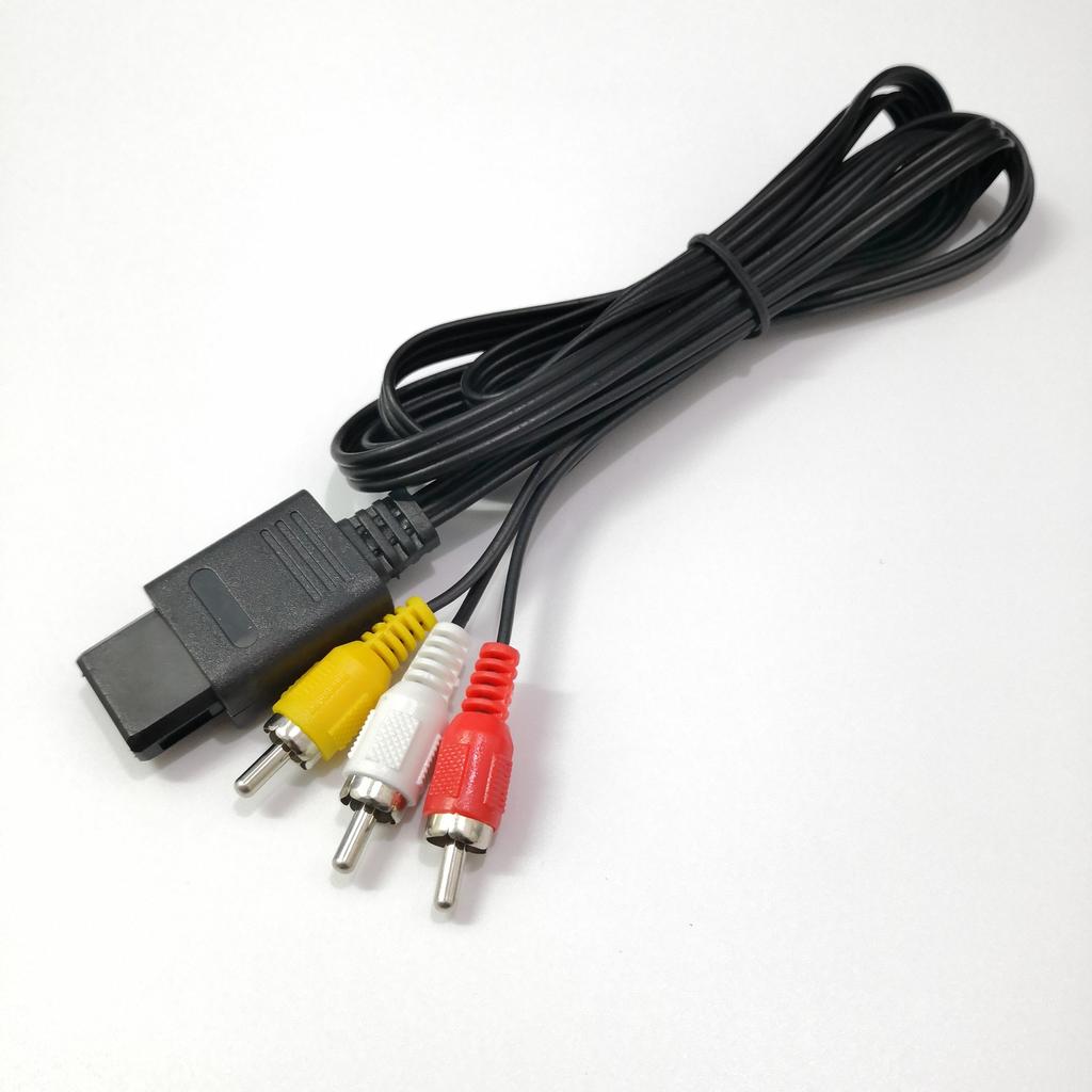 Efficient Signal Transfer with Reliable 1 8m For for RCA AV Cable For for N64