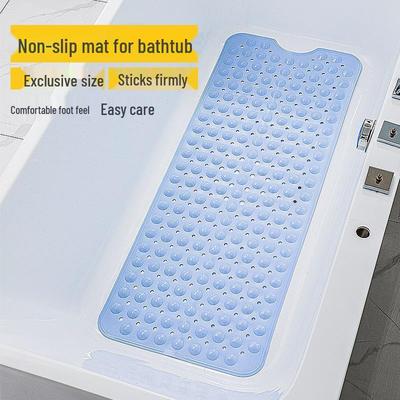 100x40 Extra-Long Non-Slip Bathtub Mat with Massage Suction Cups
