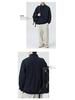 Men's Heavyweight Half-Zip Fleece Hoodie - 2025 American Style, Thickened Loose Fit, Trendy Casual Outerwear