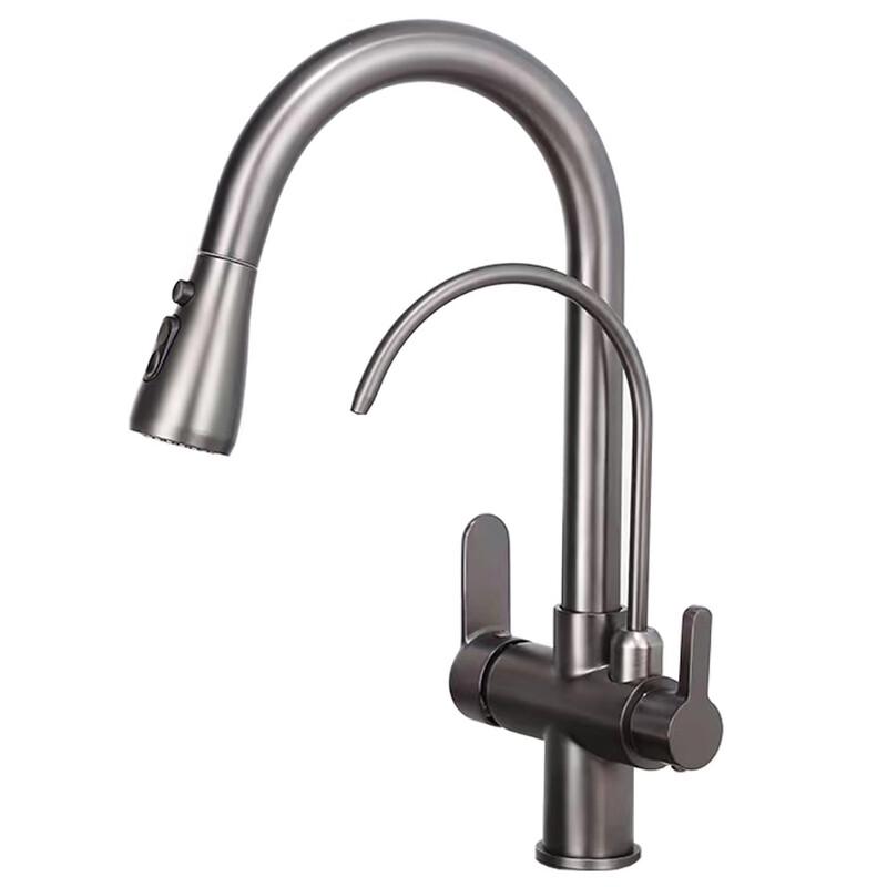 Zhuchuang Jingpin Pull-Out 3-in-1 Cold/Hot/Purified Water Faucet