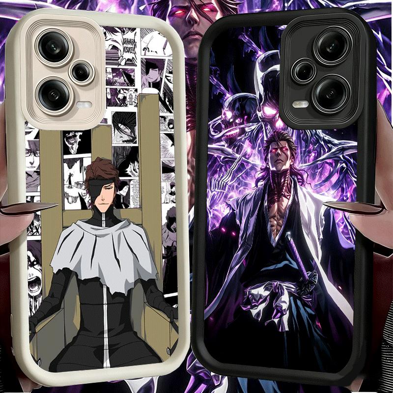 Phone Case for Xiaomi Redmi Note 15 14 13 Pro Plus Bleach Aizen Sousuke Shell 12S 11 11S 11T 5G 14S Soft Silicone Funda