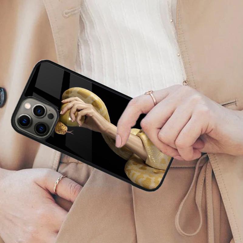 

Hand Snake Magnetic Phone Case For APPLE iPhone 17 Air 16 14 13 12 Pro Max 15 Plus Wireless Charge With MagSafe Cover iPhone 14