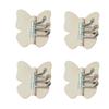 4PCS Plastic Butterfly Triple Hook Self Adhesive Butterfly Storage Hanger Corner Hooks  Kitchen