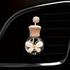 1pc Car Butterfly Glass Bottle, Reusable Car Essential Oil Diffuser, Empty Glass Bottle Pure Decoration Car Accessories