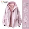 TUCANO Unisex 3-in-1 Fleece Lined Hiking Jacket