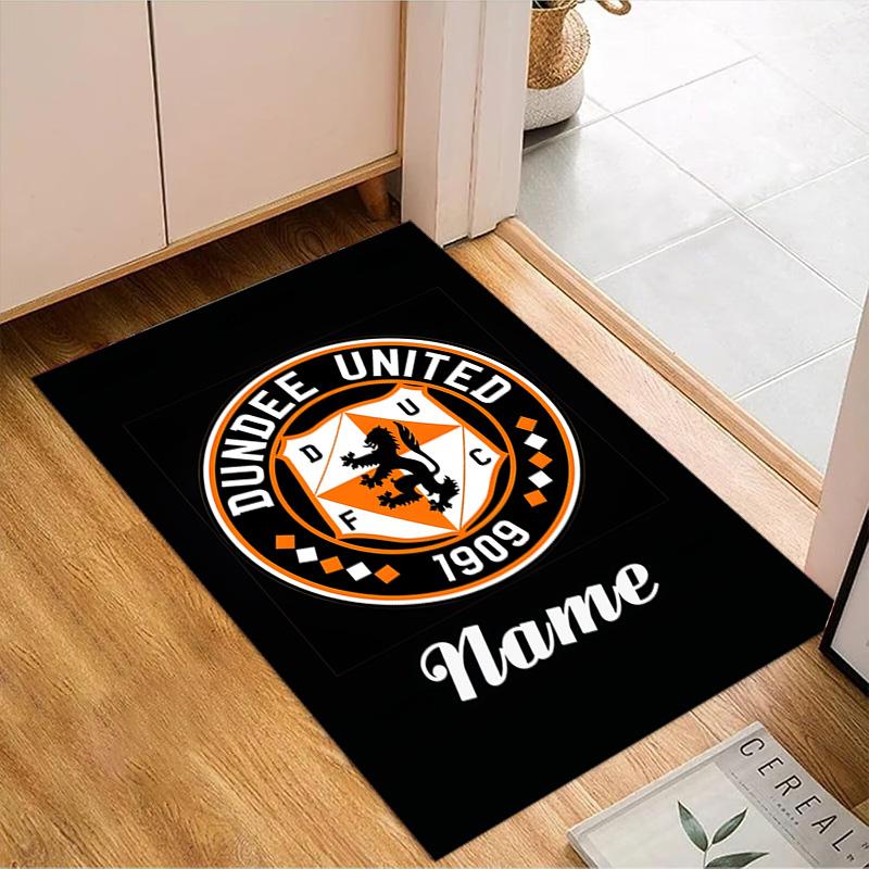 Custom Name Dundee Crest Rug Game Carpet, Floor Mat for Bedroom Living Room Entryway Rug, Home Decor Idea Gift for Christmas birthday