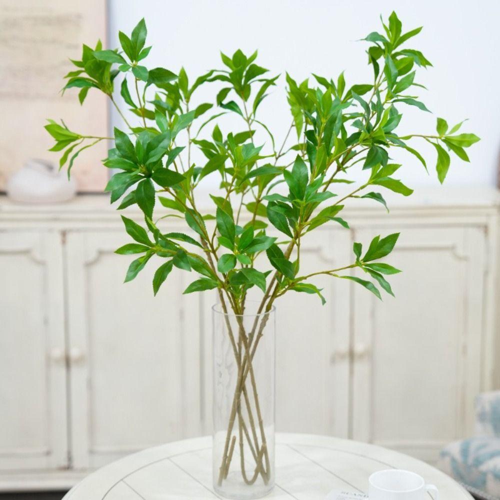 Green Plant Artificial Green Plant Wood Simulation Bionic Plant Fake Plant  Wedding Decoration