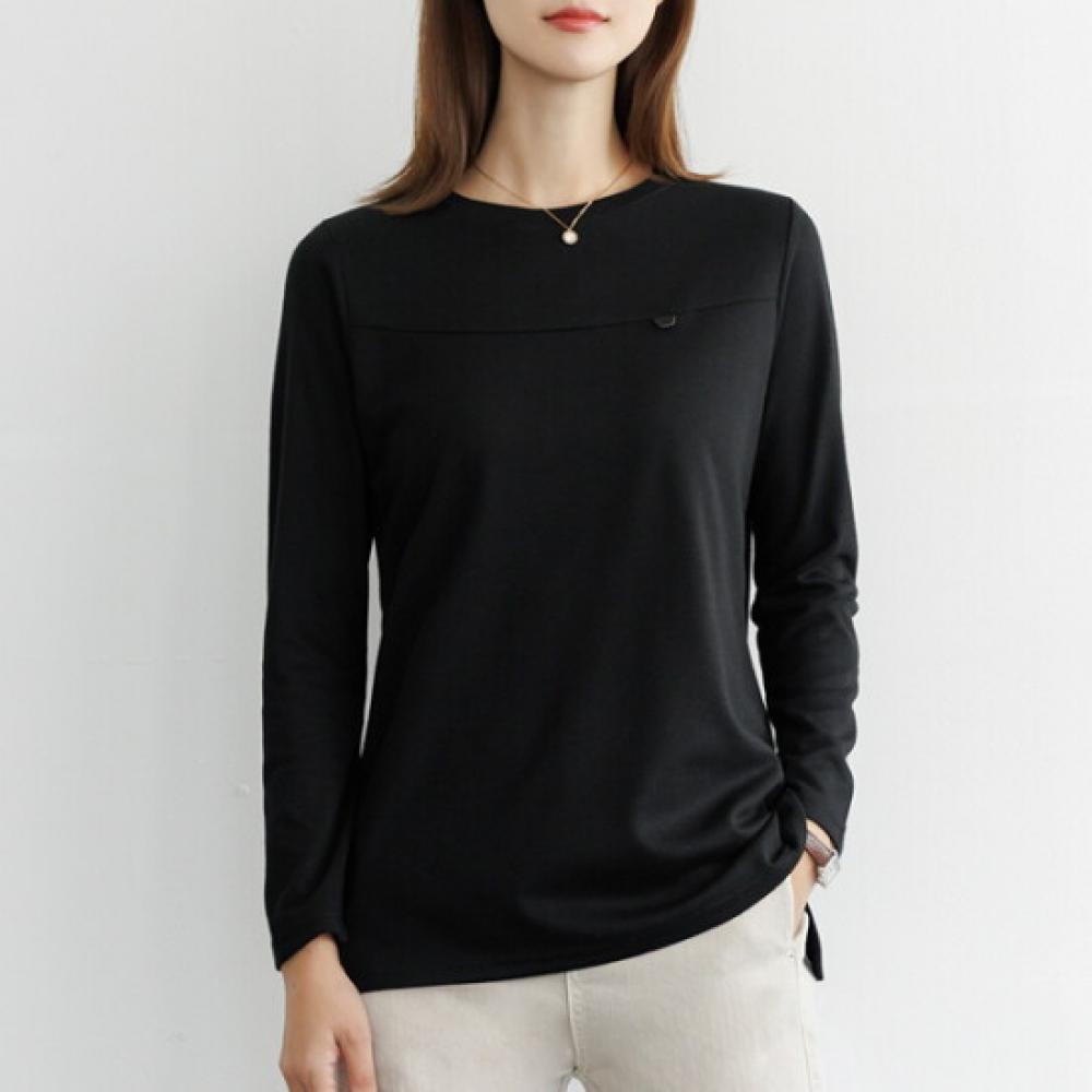 Dedra Women S Synchronized FiT T ShirT leaTher cuT Long Sleeve Tbe4070