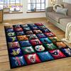 American Football N-NFL Zeichen Rugby Gamer Teppich für Wohnzimmer Schlafzimmer Dekoration, Bodenteppich rutschfeste Dekoration für Sofa Fußmatte