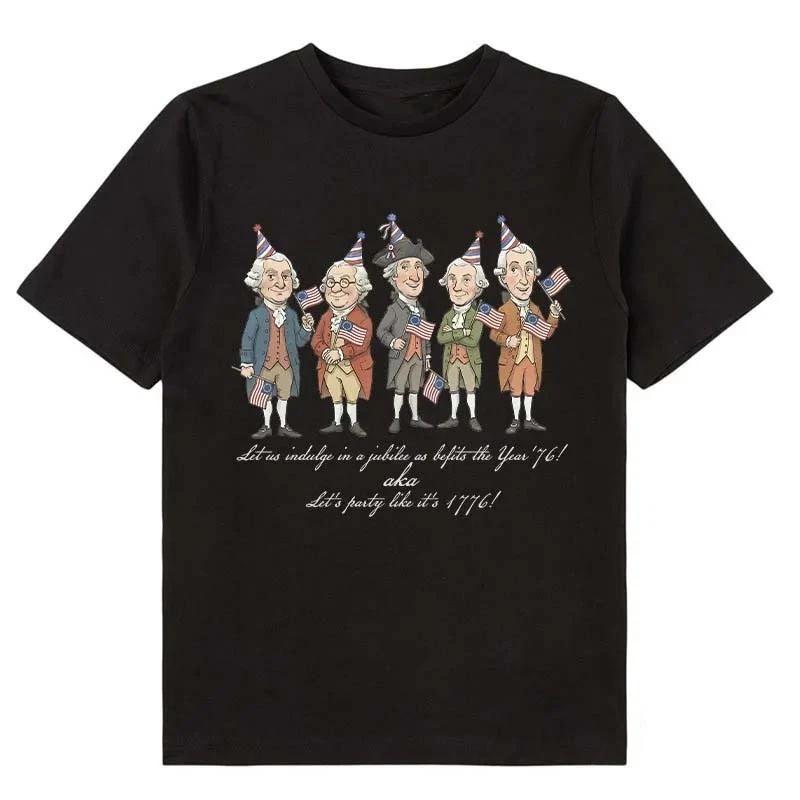 Let s Party Like It s 1776 Tee America 250 Independence Day T-Shirt S