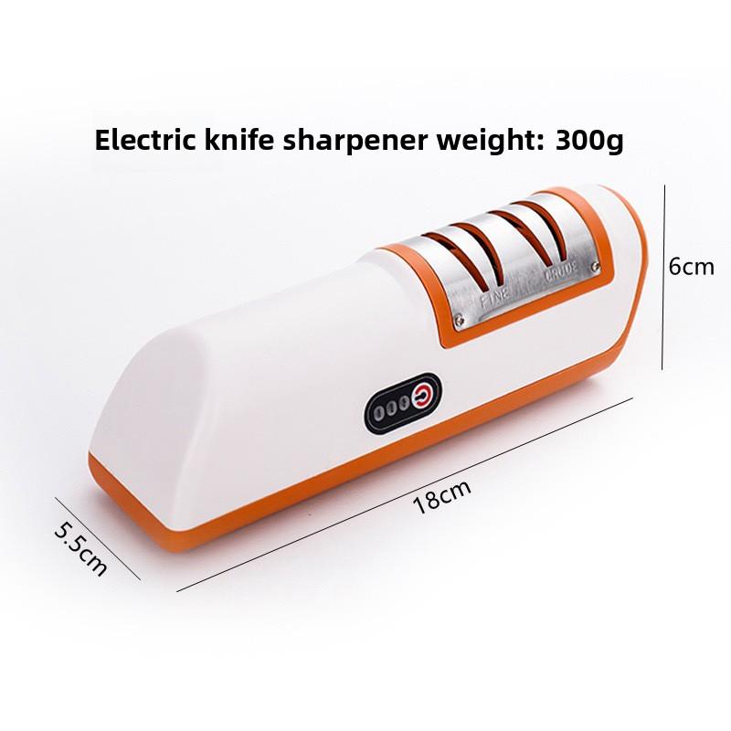 

Professional USB Rechargeable Electric Knife Sharpener - 2-Stage 20° Edge, for Kitchen & Pocket Knives, Fits Chef, Santoku, Paring & Ceramic Blades