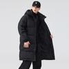 Unisex Luxury White Duck Down Hooded Puffer Coat - Winter 2025 High-End Cold Protection