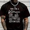 Suz Dl1000 Dl 650 V Strom Vstrom Adventure Motorcycle Motorrad T-shirt Moto Men Summer Short Sleeve Casual O-neck Tops