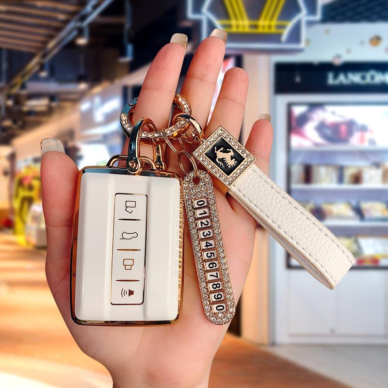 Premium Key Case for Tank 300/500 Cyber 22 Model with New TANK Logo - High-End Protective Shell & Buckle Bag