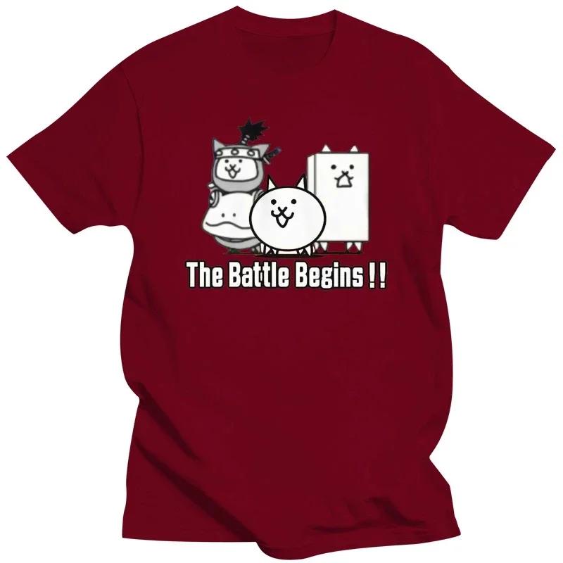 T Shirt Battle Cats Wot-shirt  anime clothes graphic t shirts printing  clothing  graphic Male Informal  2024 tops