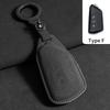 Suede Leather Car Key For Volkswagen VW DASAUTO PASSAT TAYRON Sagitar Tiguan Teramont CC Golf Bora Tavendor ID.3 TALAGON Magotan