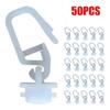 50PC Curtain Hanging Hooks Ring Window Curtain Hanger Hooks Plastic Curtain Hook For Car Home Office Curtain Car Accessories