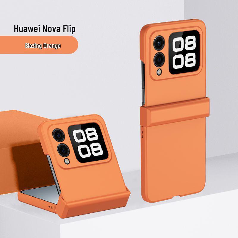 Huawei Nova Flip: Foldable, Skin-Feel, Three-Section Full-Coverage, Drop-Proof Protective Case
