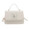 High Value New Solid Color Simple Atmosphere Small Square Bag Large Capacity Casual Handbag Messenger Bag Women