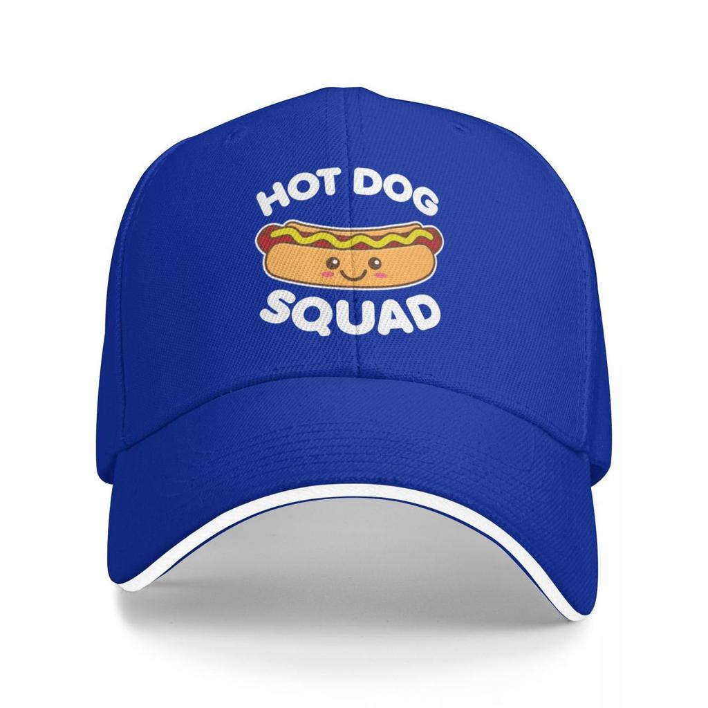 Baseball Caps Hot Dog Squad Cool Hotdog Graphic Female Male Casual Summer Caps