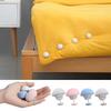 8pcs Mushroom Quilt Holder Macaron Non-slip Quilt Blanket Clip One Key To Unlock Blankets Cover Fastener Clip Holder Bed Sheet