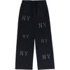 New MLB New York Yankees Megagram Casual Pants Women's Black 3FPTG0144-50BKS