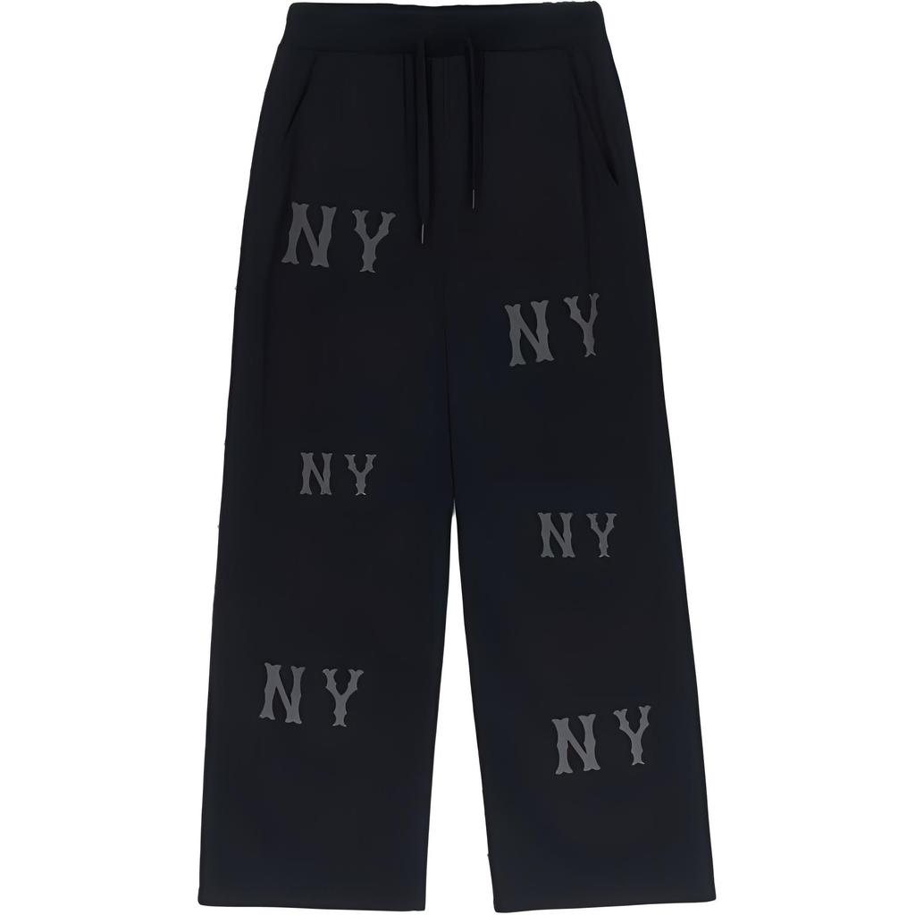 New MLB New York Yankees Megagram Casual Pants Women's Black 3FPTG0144-50BKS