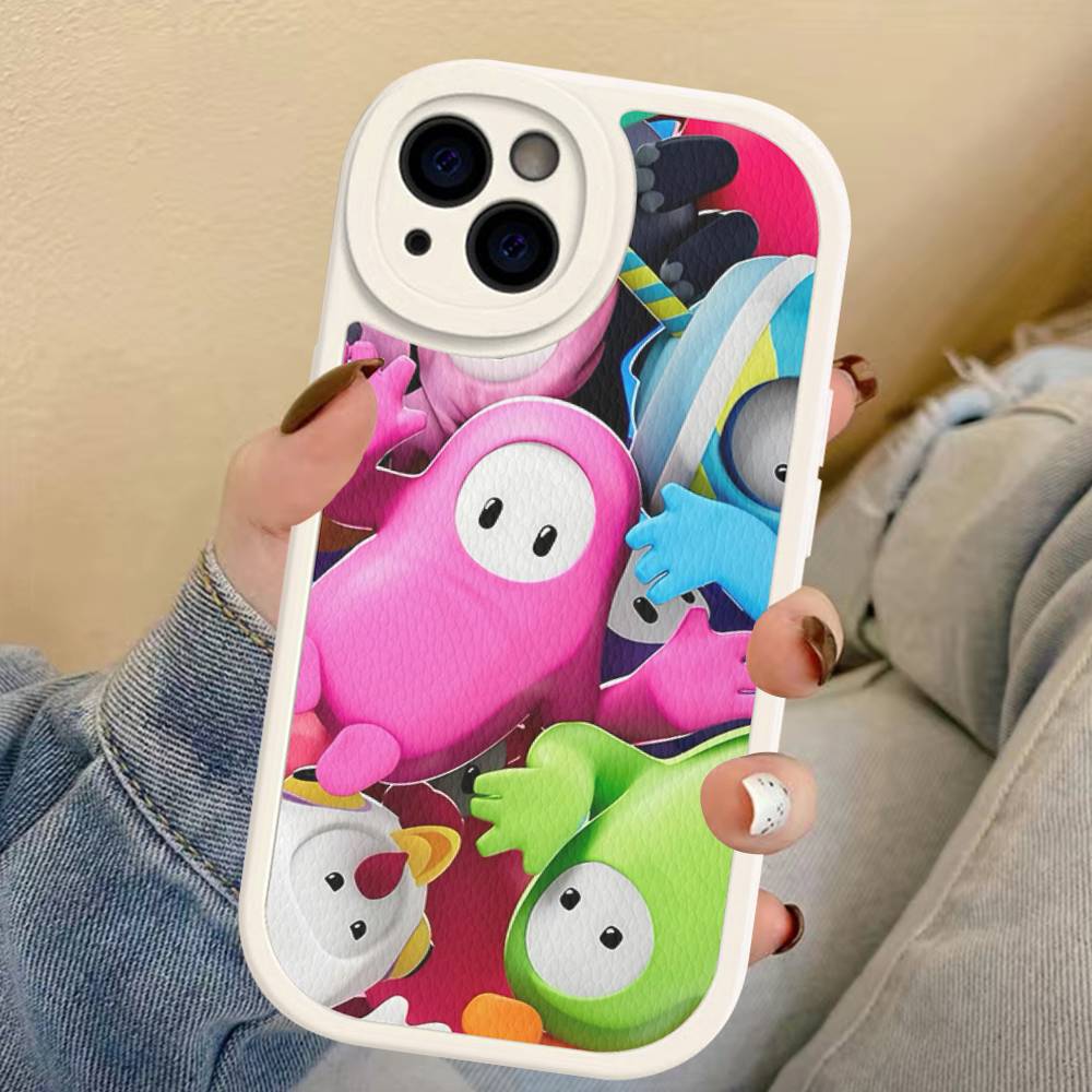 

F-Fall G-Guys Party Game Phone Case Hard Leather For IPhone 14 13 16 Mini 15 14 11 12 Pro Max Plus Fundas iPhone 15 pro