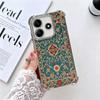 Persian Carpet Floral Pattern Soft Phone Case For Xiaomi Redmi Note 14 15 Pro Plus 13 12 11S 11T 5G 10 9S 9 Plating Anti-Fall Fu