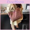 Street Style Large Tote Bag For Women With Leather Finish And Multiple Pockets For Daily Use