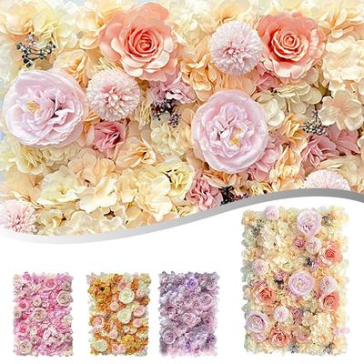 Silk Flower Artificial Flower Wall Decoration Orange