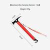 Jun Ding Ying Red Multifunctional Aluminum Camping Hammer