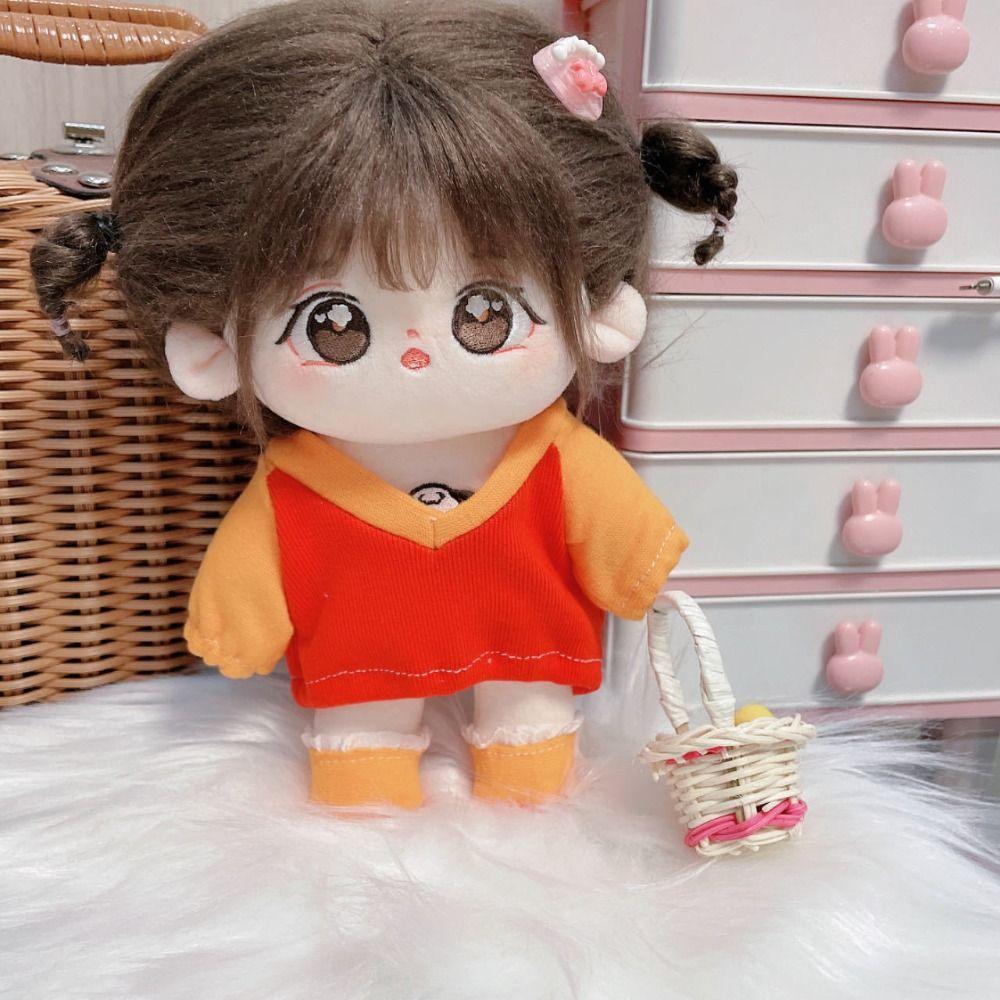 Vest Cotton Doll Clothes T-shirt Plush Doll Clothes No Attribute Doll Clothes  15/20cm Cotton Doll