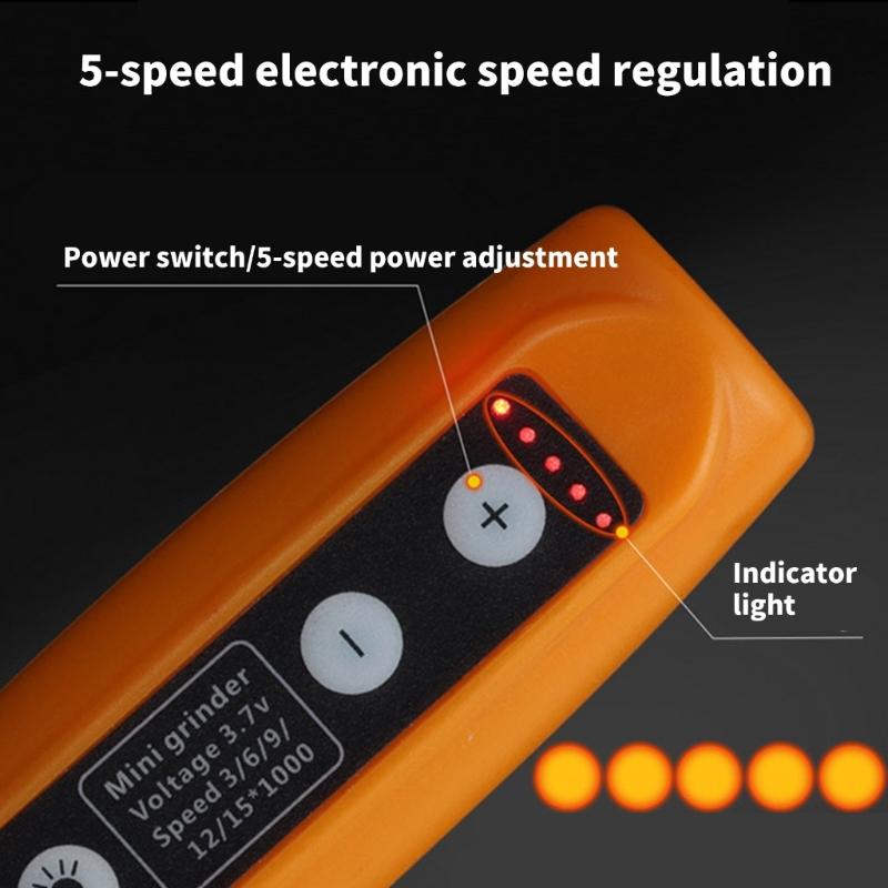 Handheld wiederaufladbares rotierendes Werkzeug variable Geschwindigkeit Holzbearbeitung Gravierstift Bohrmaschine für detaillierte Reparaturarbeiten