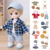 Casual Wear High-end Dress Up 20 Styles Rompers T-shirt Hat 16~17cm Doll Clothes  for 16~17cm Doll